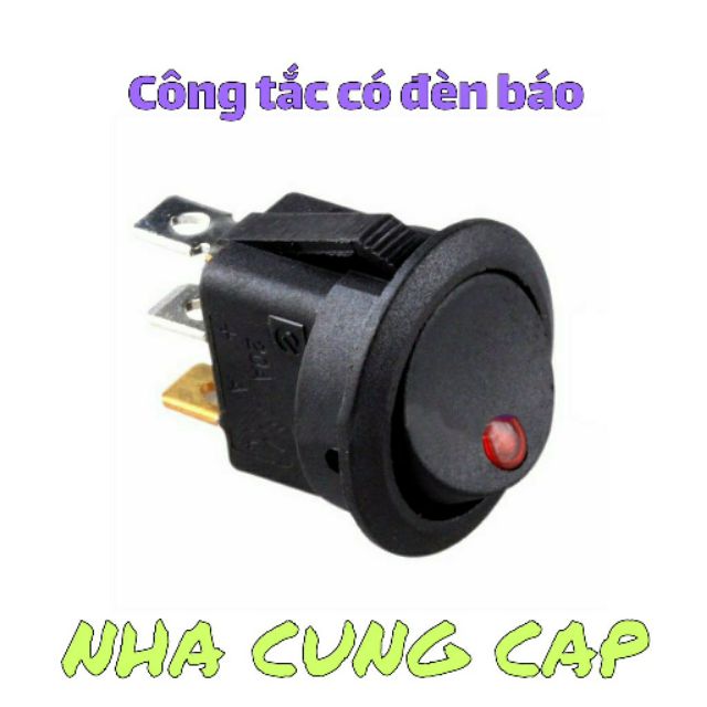 CÔNG TẮC CÓ ĐÈN BÁO 3 CHÂN