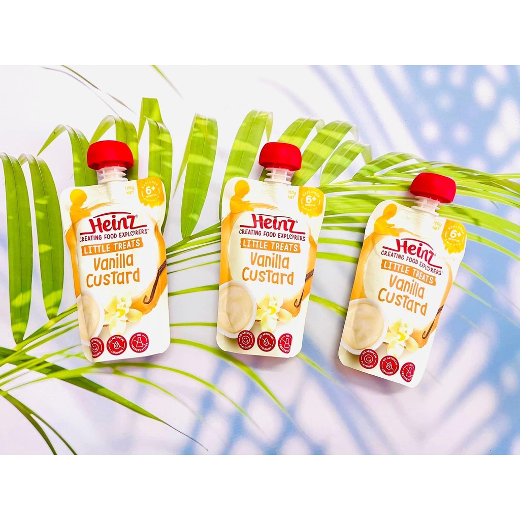 Váng sữa hoa quả nghiền Heinz Úc cho bé từ 6 tháng, Suzy Baby