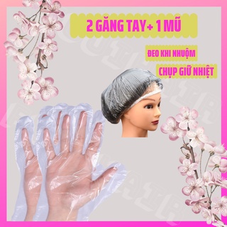 2 Đôi Găng Tay nilon +mũ dùng nhuộm tóc tại nhà