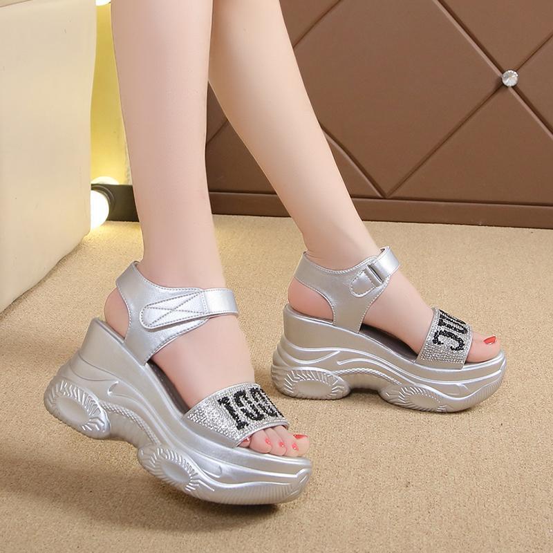 Sandal Đế Xuồng Dày Dặn Phong Cách Thời Trang Mùa Hè Mới 2022