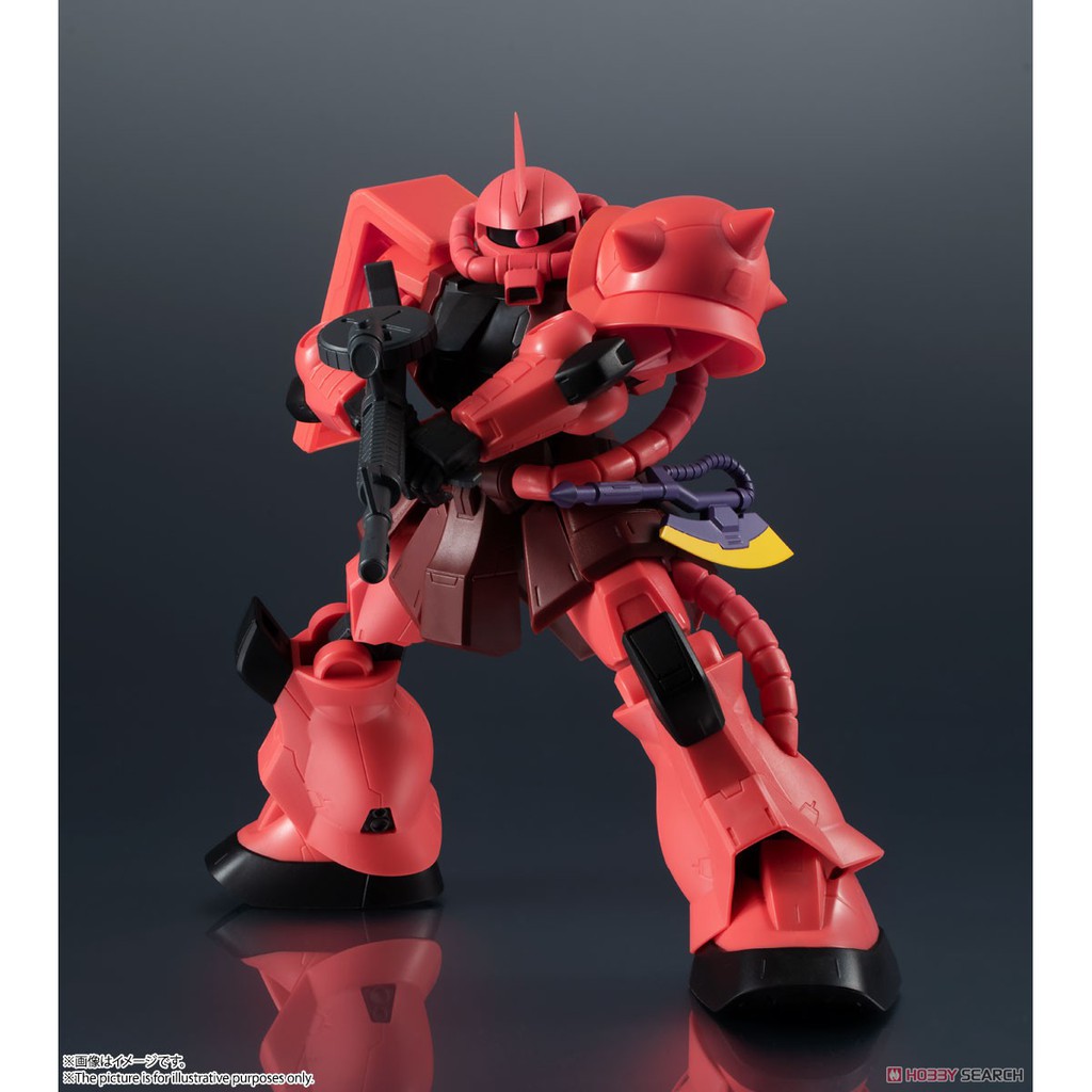 Mô Hình Gundam Bandai Gundam Universe GU-12 CHAR'S ZAKU II - MS Gundam [FDC]