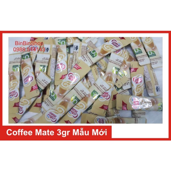 Combo 50 gói nhỏ Bột kem Coffee Mate 3gram - Nestle. Pha trà sữa, cà phê