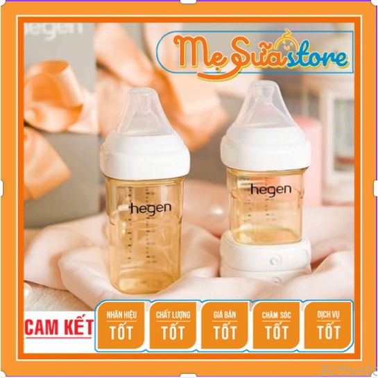 Bình Sữa Hegen PPSU Cao Cấp 150ml - 240ml - 330ml - FULL HỘP