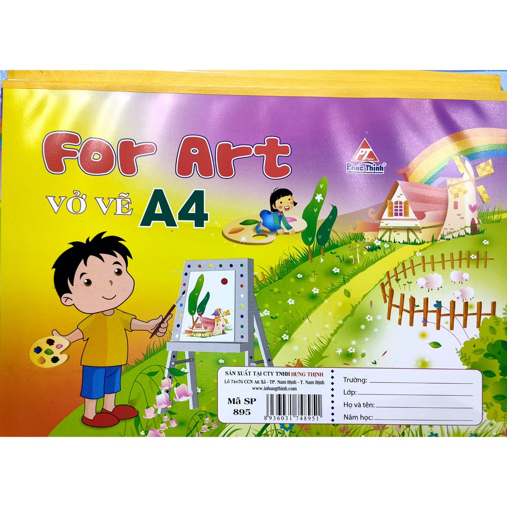 vở vẽ a4/a3 hưng thịnh