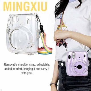 Vỏ Trong Suốt Có Dây Đeo Cho Máy Ảnh Fujifilm Instax Mini 11