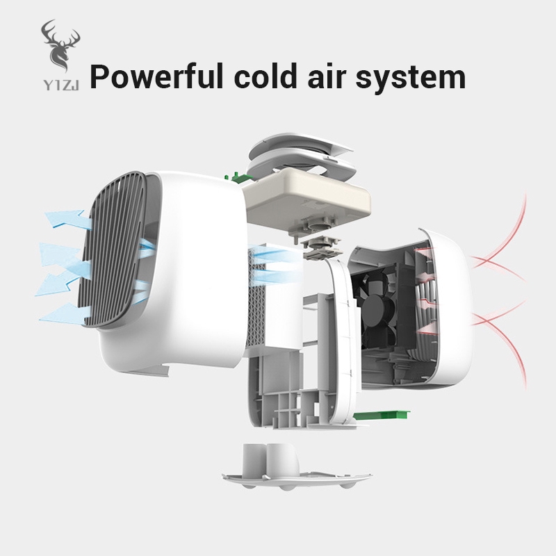 Quạt Điều Hòa Mini 3 Trong 1 Tiện Dụng