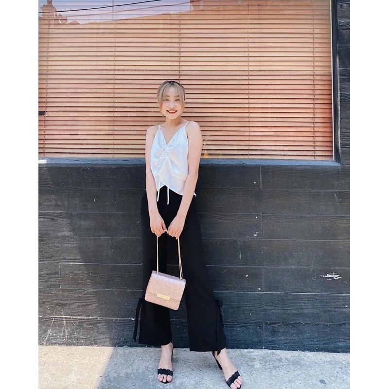 Quần tây xẻ có nơ hai bên BOWTIE PANTS | BigBuy360 - bigbuy360.vn