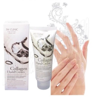 Kem dưỡng da tay Handcream 3W Clinic Collagen và Olive cao cấp