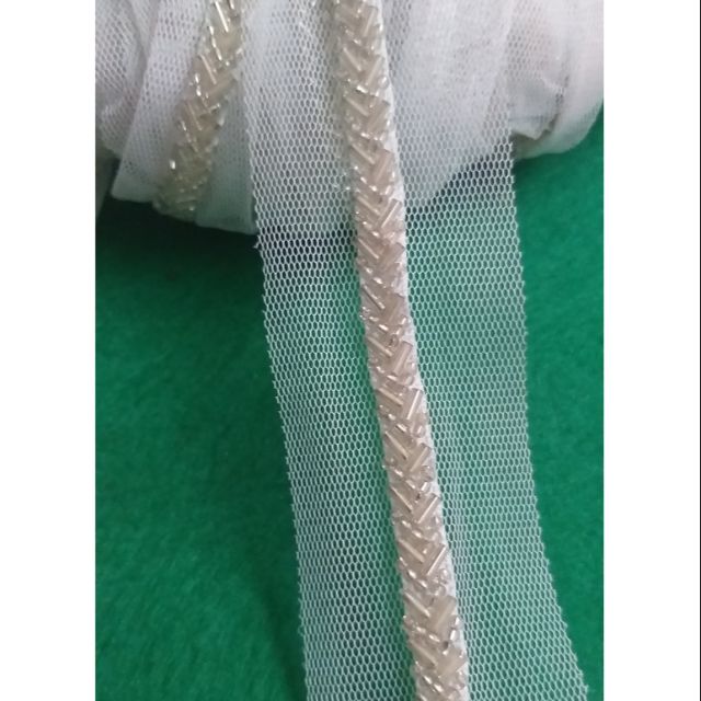 Dây trang trí kết cườm  size 7ly (1m/10k)