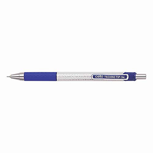 Hộp 12 chiếc bút bi bấm Cello Technotip Clic