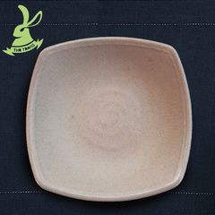 Dĩa Vuông Lõm 6.5 Nâu Nhựa Melamine Đài Loan - Chính Hãng