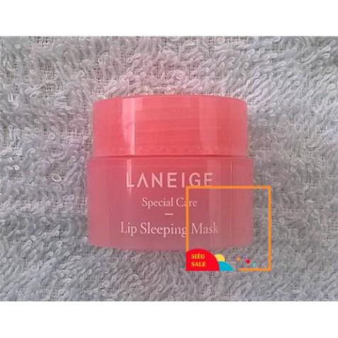 Mặt nạ ngủ ủ môi Laneige minisize 3g màu hồng