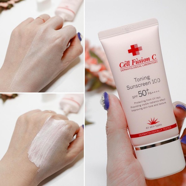 Kem chống nắng Cell Fusion Toning Suncream 100 Spf 50+++