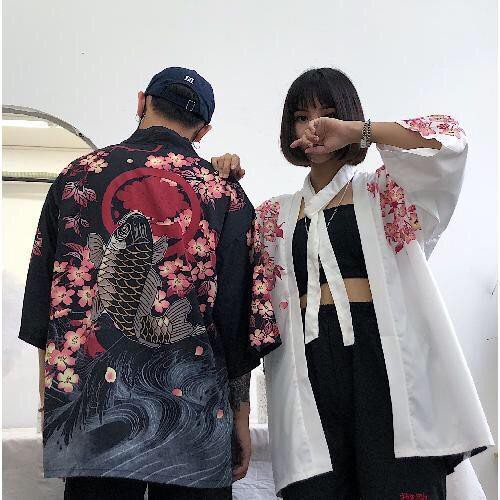 Quần áo chống nắng phong cách hàn quốc khoác gió cardigan dáng rộng rãi kimono mỏng xu hướng nữ sinh