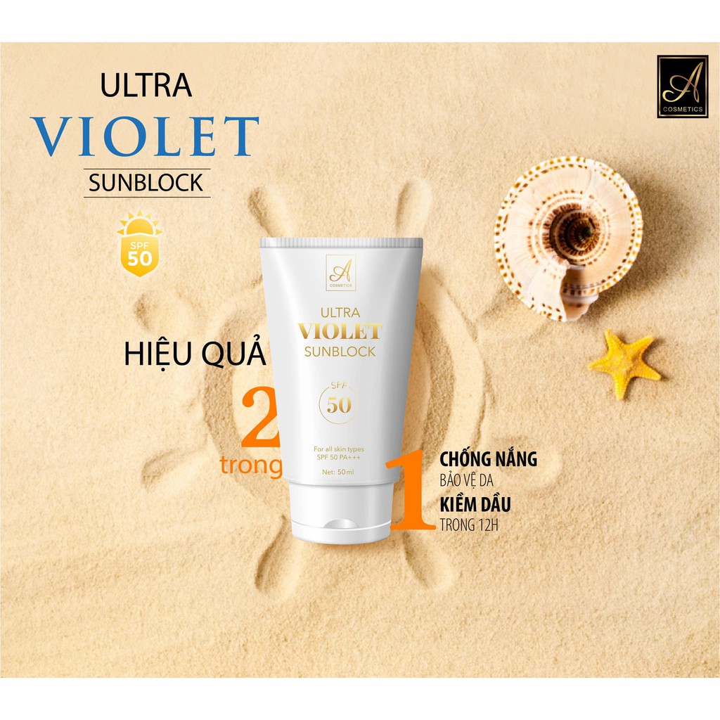 KEM CHỐNG NẮNG ULTRA VIOLET SUNBLOCK A COSMETICS