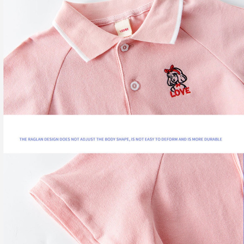 Đầm Thể Thao Polo Tay Ngắn Năng Động Thời Trang Cho Bé Gái