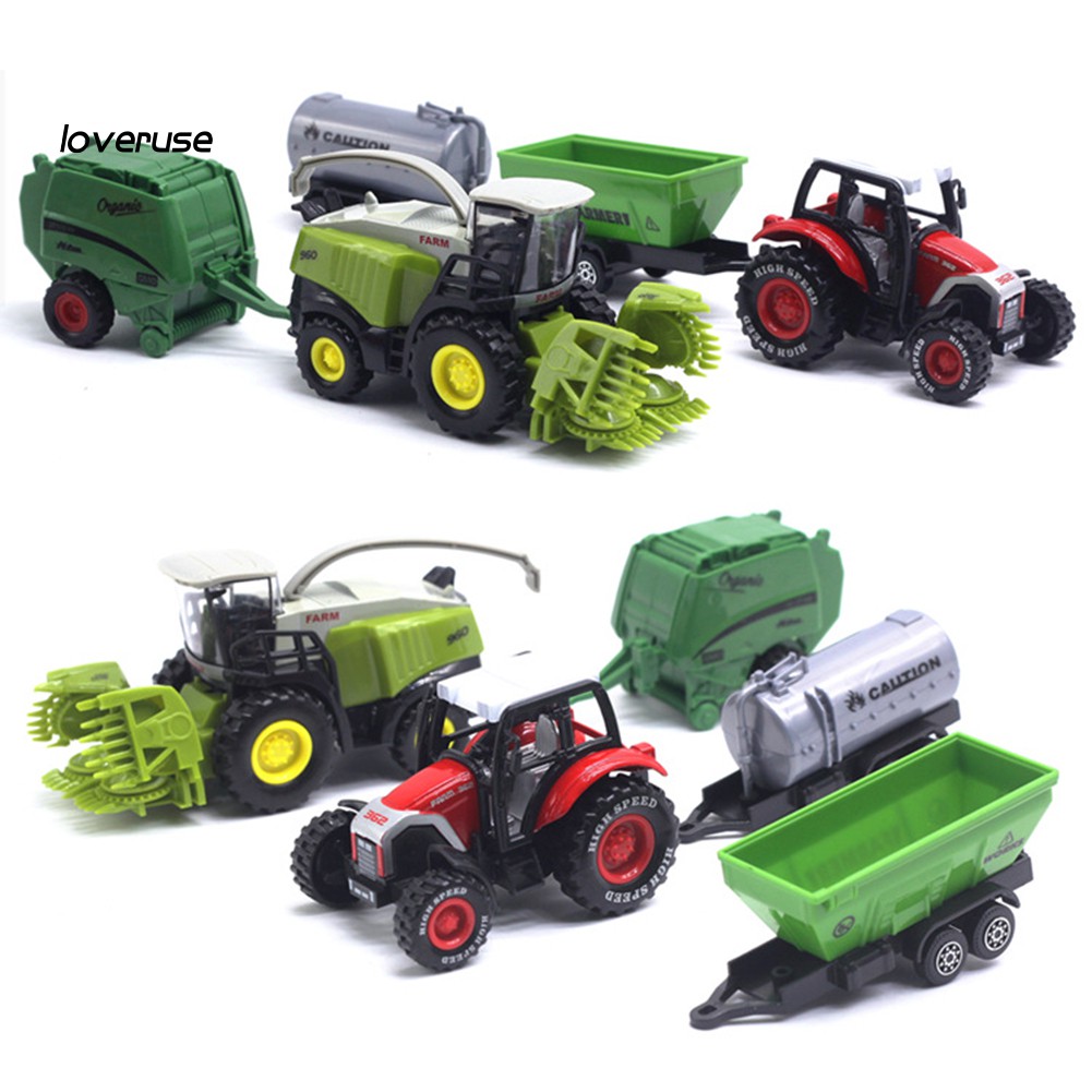 Set 2 Mô Hình Xe Công Nông Đồ Chơi Tỉ Lệ 1 / 42