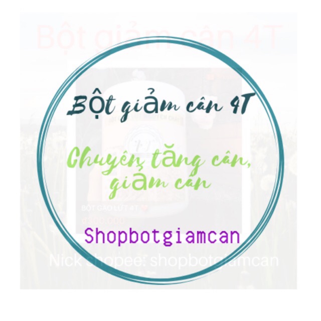 GIẢM CÂN BỘT GẠO LỨT 4T