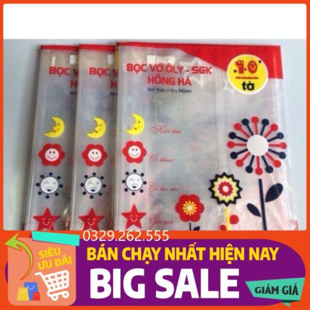 (FreeShip) set 10 bọc SGK + Vở C1 Hồng Hà