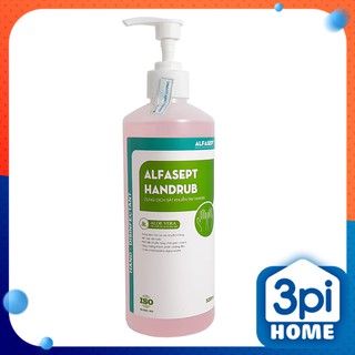 Nước rửa tay sát khuẩn gia đình Alfasept Handrub 500ml - Tinh chất Nha Đam