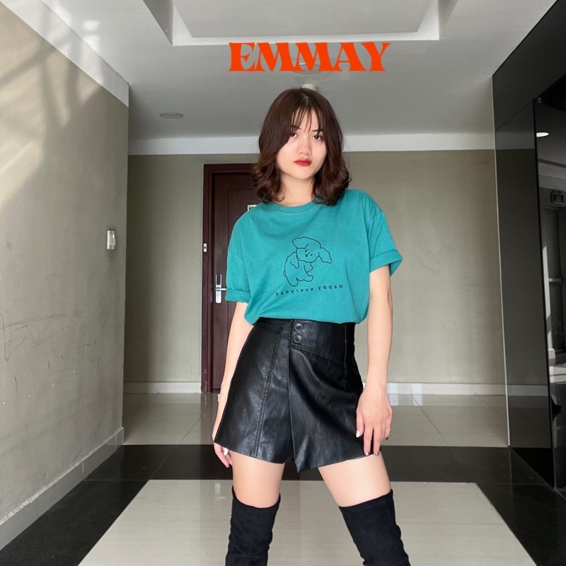 Áo phông nữ, áo thun nữ form rộng cotton cao cấp HÌNH CÚN CON free size <65kg | BigBuy360 - bigbuy360.vn