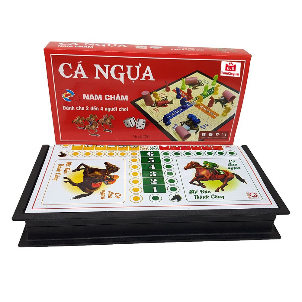 Bộ Cờ Cá Ngựa TomcityVN – Cờ Cá Ngựa Nam Châm 42x42cm – Xưởng Sản Xuất Cờ Việt Nam