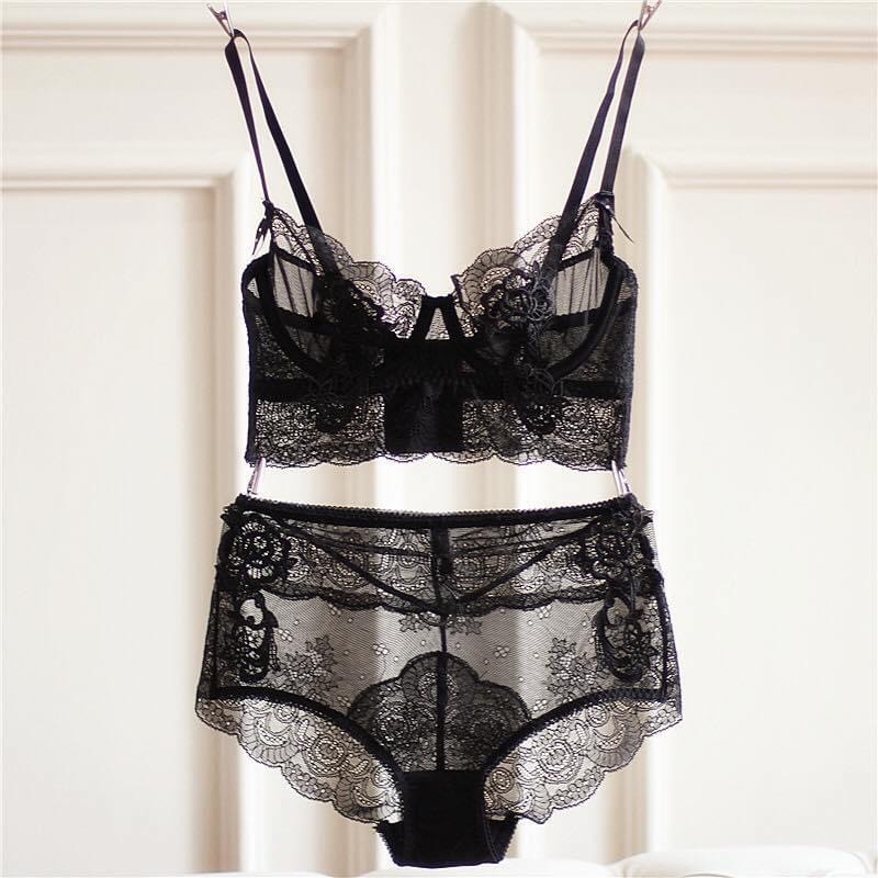 Bộ Đồ Lót Ren Hoa Limerick Rose Không Đệm Có Gọng Quyến Rũ Sexy Mới S053 | BigBuy360 - bigbuy360.vn