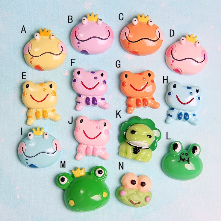 Sticker jibbitz hoàng tử ếch gắn dép sục Croc