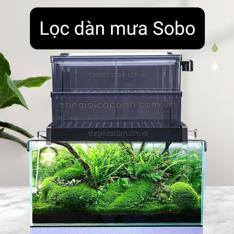 BỘ LỌC DÀN MƯA SOBO F-30 2 TẦNG CHO HỒ CÁ CẢNH