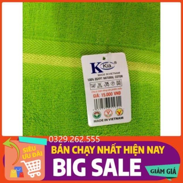 (FreeShip) khăn rửa mặt Kia Việt Nam sợi Cotton