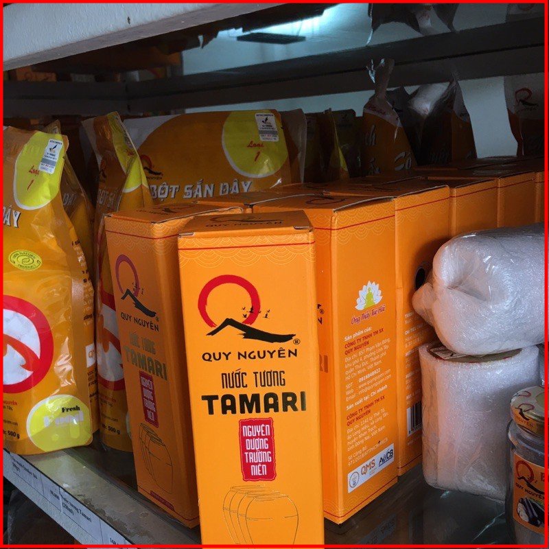 Nước tương Tamari Quy Nguyên Thầy Tuệ Hải Chùa Long Hương 250ml