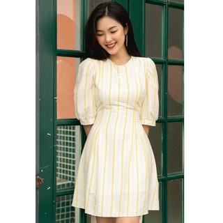 Ceci Cela - Đầm Vertical Sọc Vàng