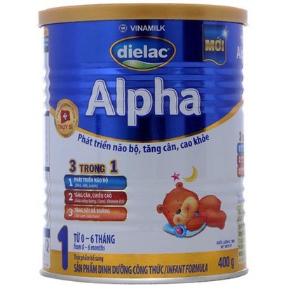 Sữa bột Dielac Alpha 1 400g