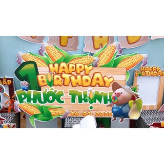 [GIÁ SỐC] Bảng treo banner trang trí sinh nhật cho bé
