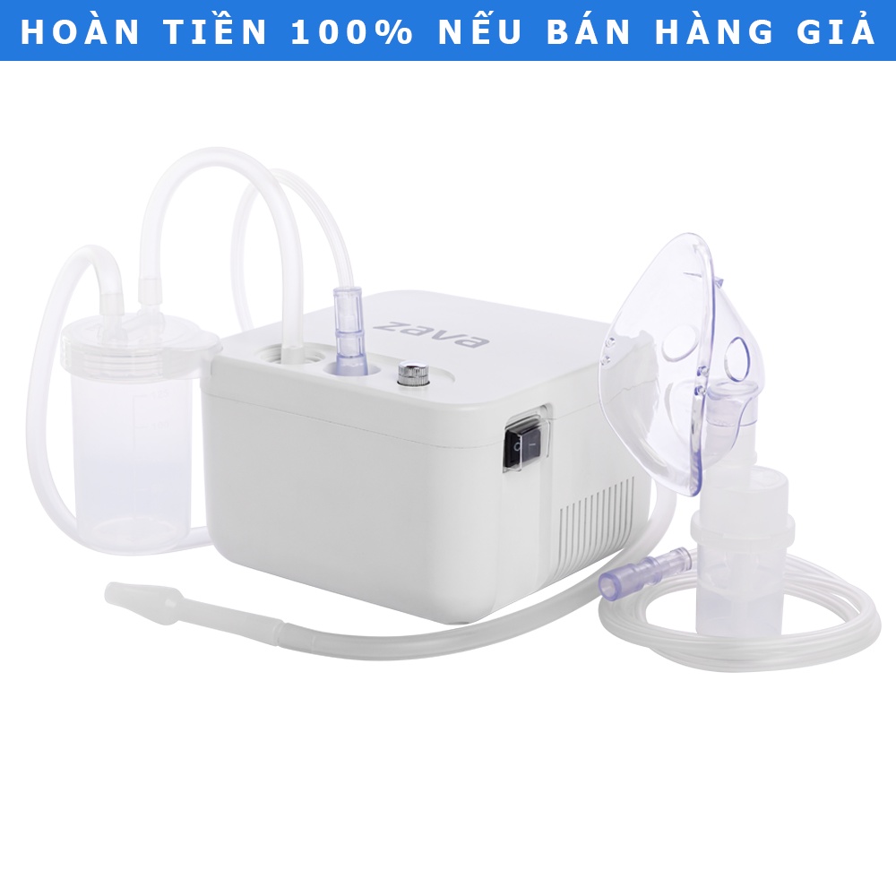 Máy Xông Hút Mũi 2 Trong 1 ZAVA Z350, Máy Khí Dung Và Hút Dịch Mũi Cho Trẻ Em, Người Lớn Chính Hãng