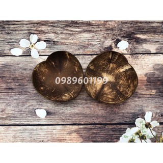 Bát dừa tim bát dừa decor bát smoothie