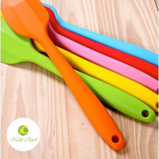 Spatula Silicon 28cm màu sắc - Phới vét bột