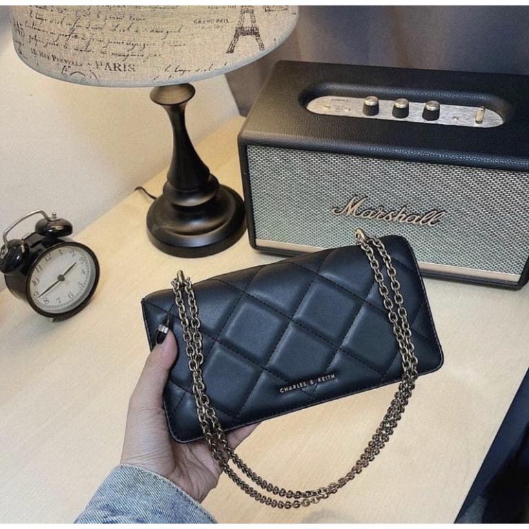 Túi cc.k trần trám da mềm kèm hộp size 20 hàng cao cấp