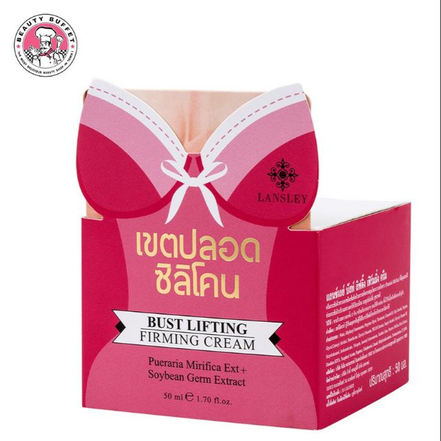 Kem Nở Ngực Cao Cấp, Giúp Vòng 1 Căng Tròn Mịn Màng LANSLEY Bust Lifting Firming Cream 50ml - Thái Lan