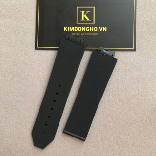 Tặng kèm tovit thay dây - Dây đồng hồ Hublot cao su nam cho đồng hồ size 15-23-20