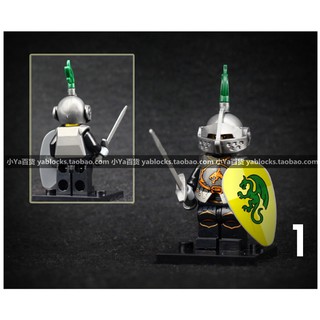 Đồ chơi lắp ráp lego minifigures nhân vật lính trung cổ hiệp sĩ rồng xanh knights green dragon Xinh X0148 xh519.