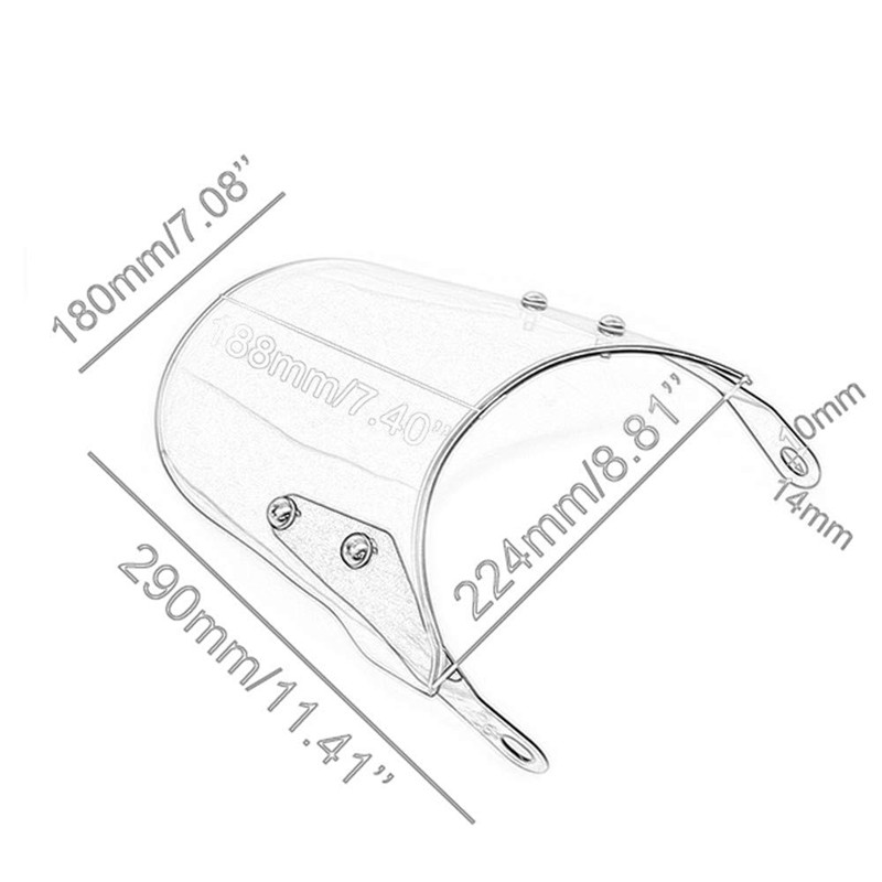 Kính chắn gió cao cấp dành cho xe mô tô Triumph Bonneville 2001-2017 t100 2003-2017