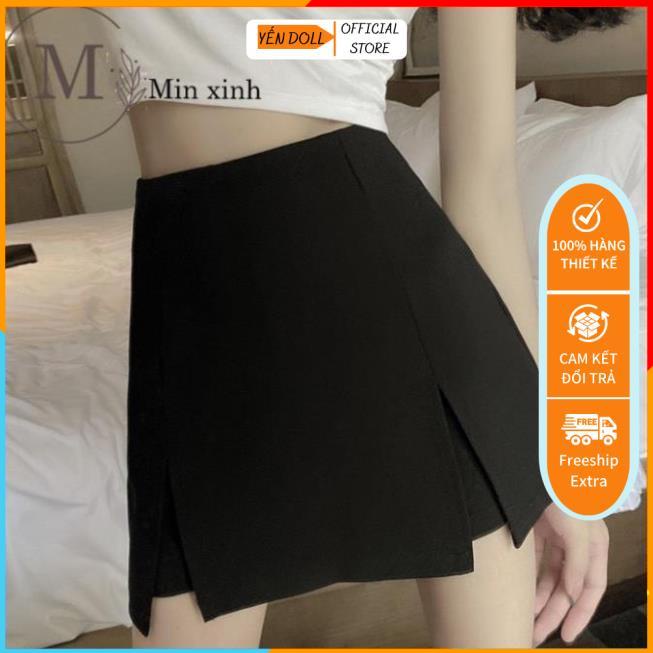 Quần short nữ giả váy sẻ vạt 2 bên, có quần lót trong mặc thoải mái - MS03 MALADE