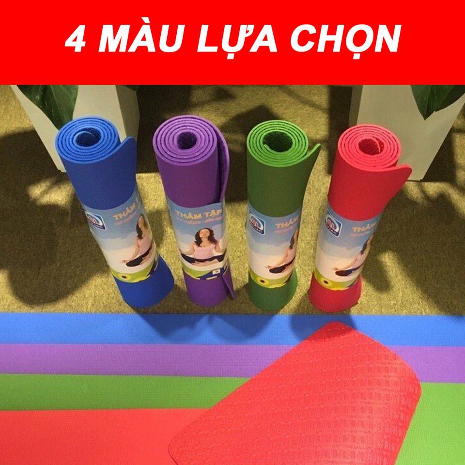 Thảm Yoga cao cấp Âu Lạc (Tặng túi đựng thảm )