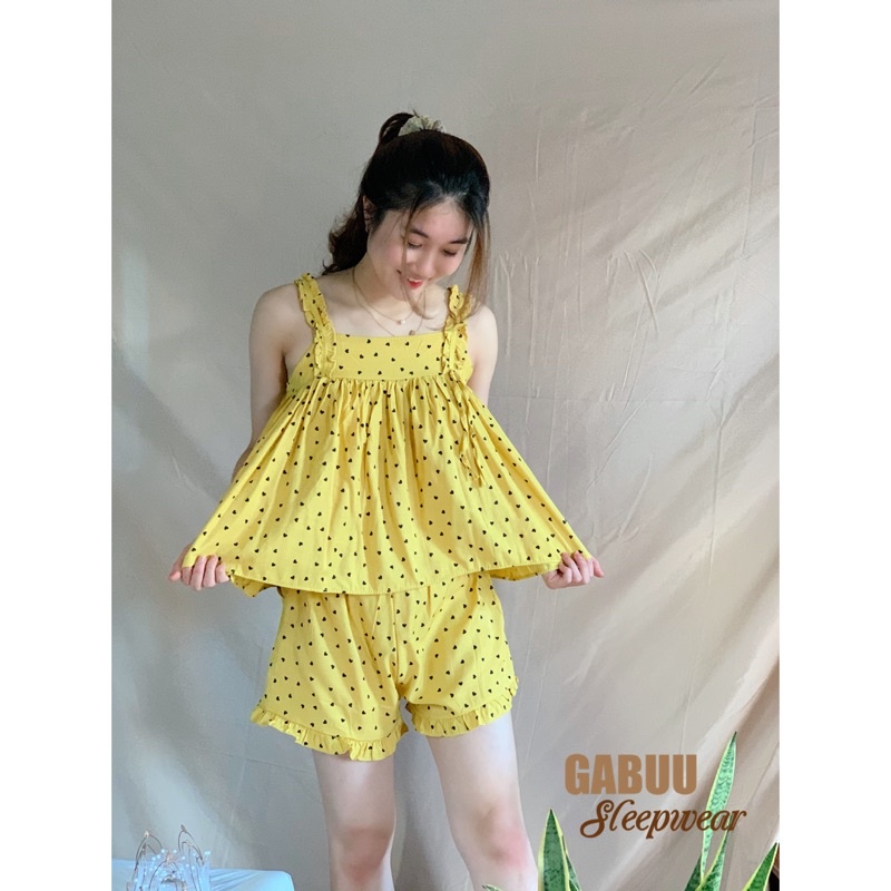 Set đũi hai dây bản to, bèo nhún dáng babydoll siêu xinh 🧡FREESHIP🧡 | BigBuy360 - bigbuy360.vn