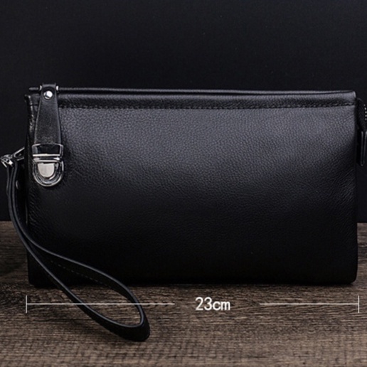 Túi Clutch nam công sở Gence cầm tay da bò mềm cao cấp CL24