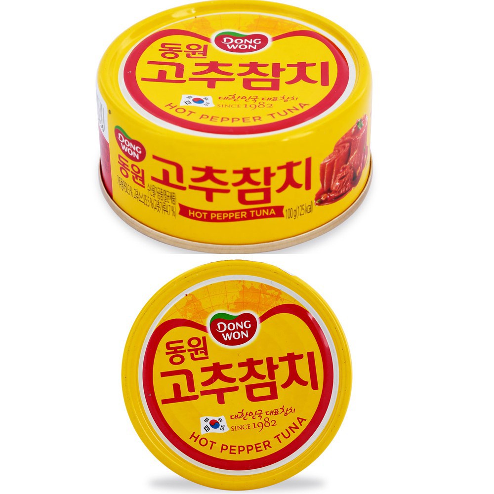 Cá Ngừ Dongwon Vị Ớt Cay Và Cay Gấp Đôi Hộp 100G