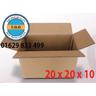 Bộ 30 thùng carton 20 x 20 x 10 trơn, cứng