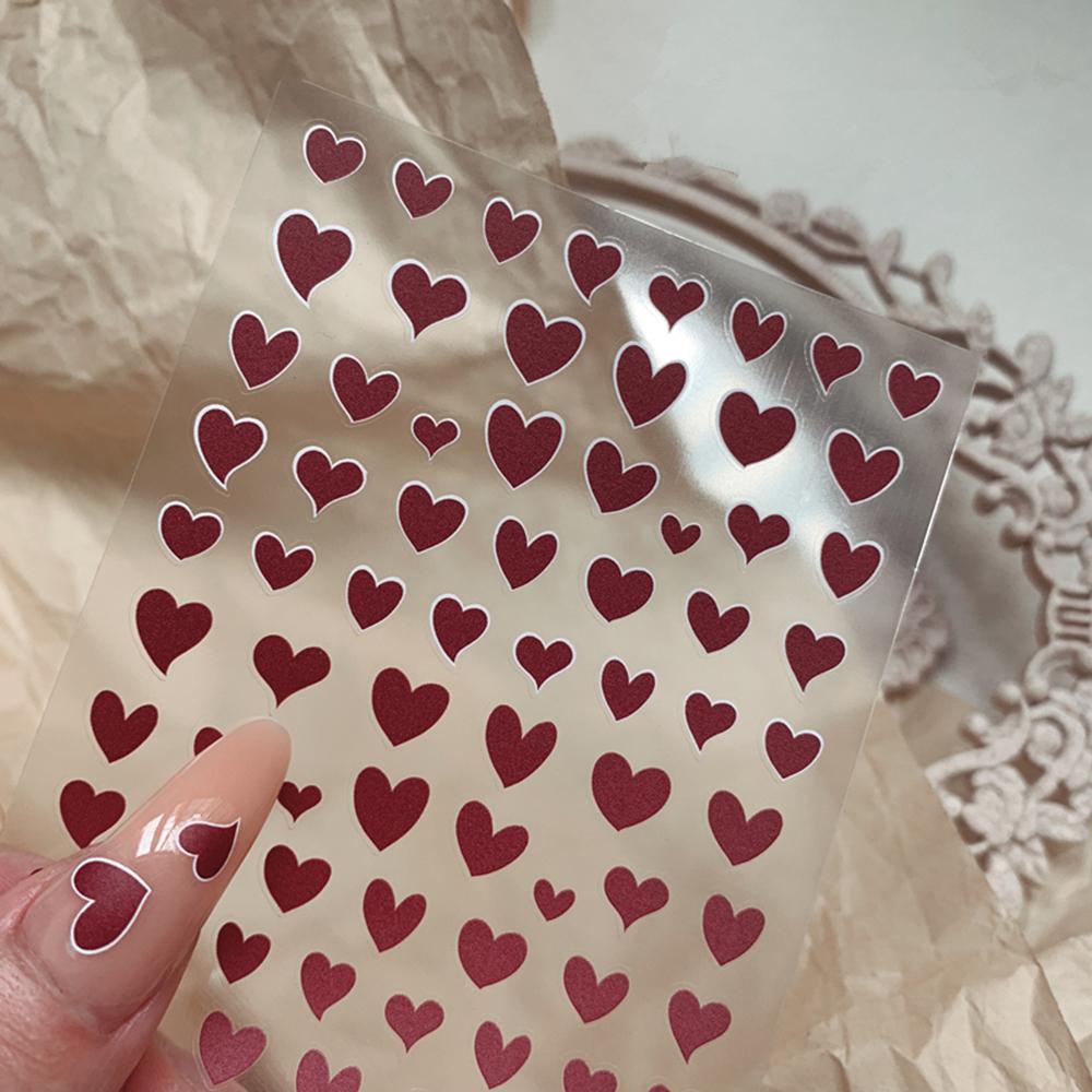 1 Miếng Dán Trang Trí Móng Tay 5D Không Phai Màu Thiết Kế Phong Cách Nhật Bản