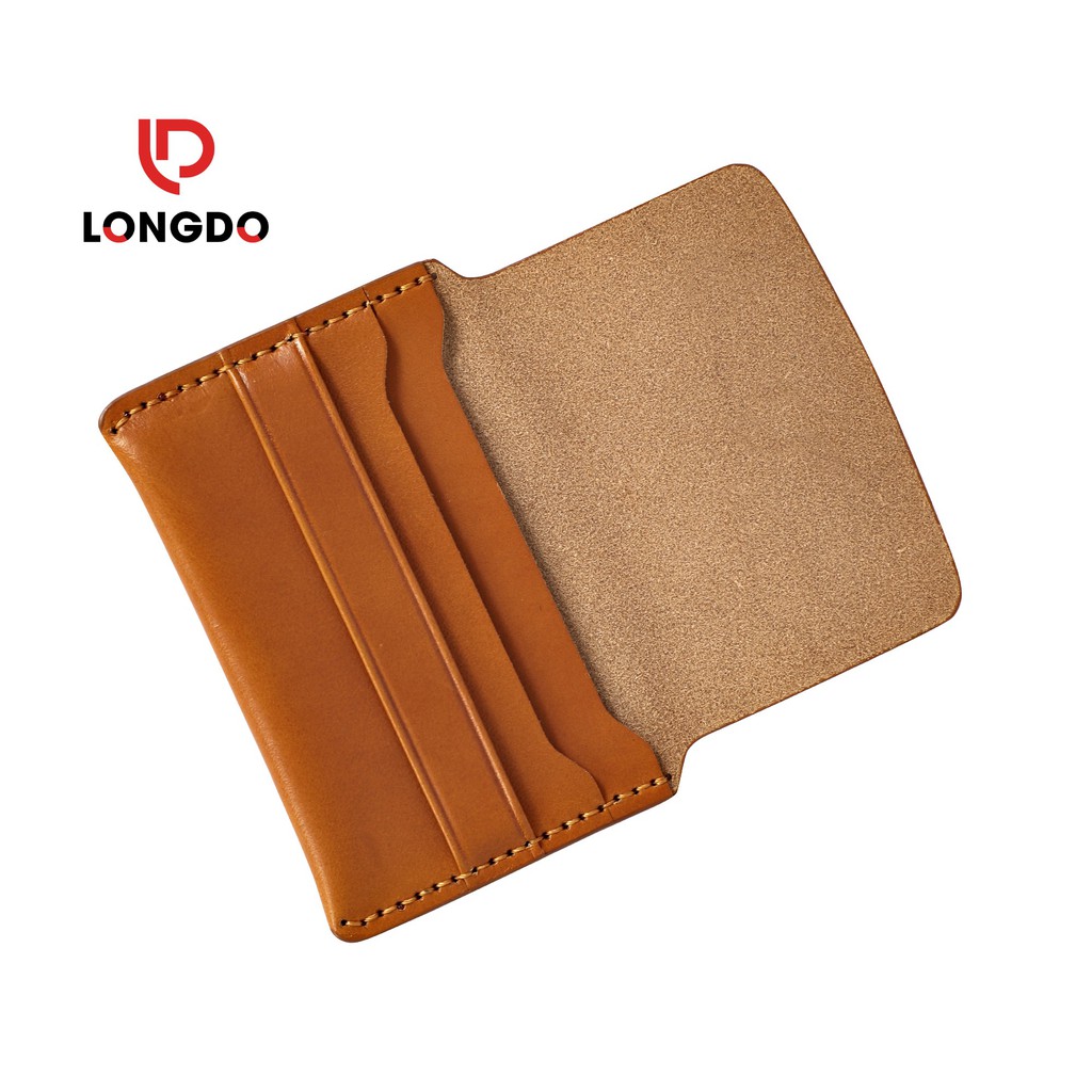 Ví đựng thẻ ATM - Cam kết 100% da bò thật nhập khẩu - Bảo hành 5 năm - Thương hiệu uy tín Longdo Leather - C01